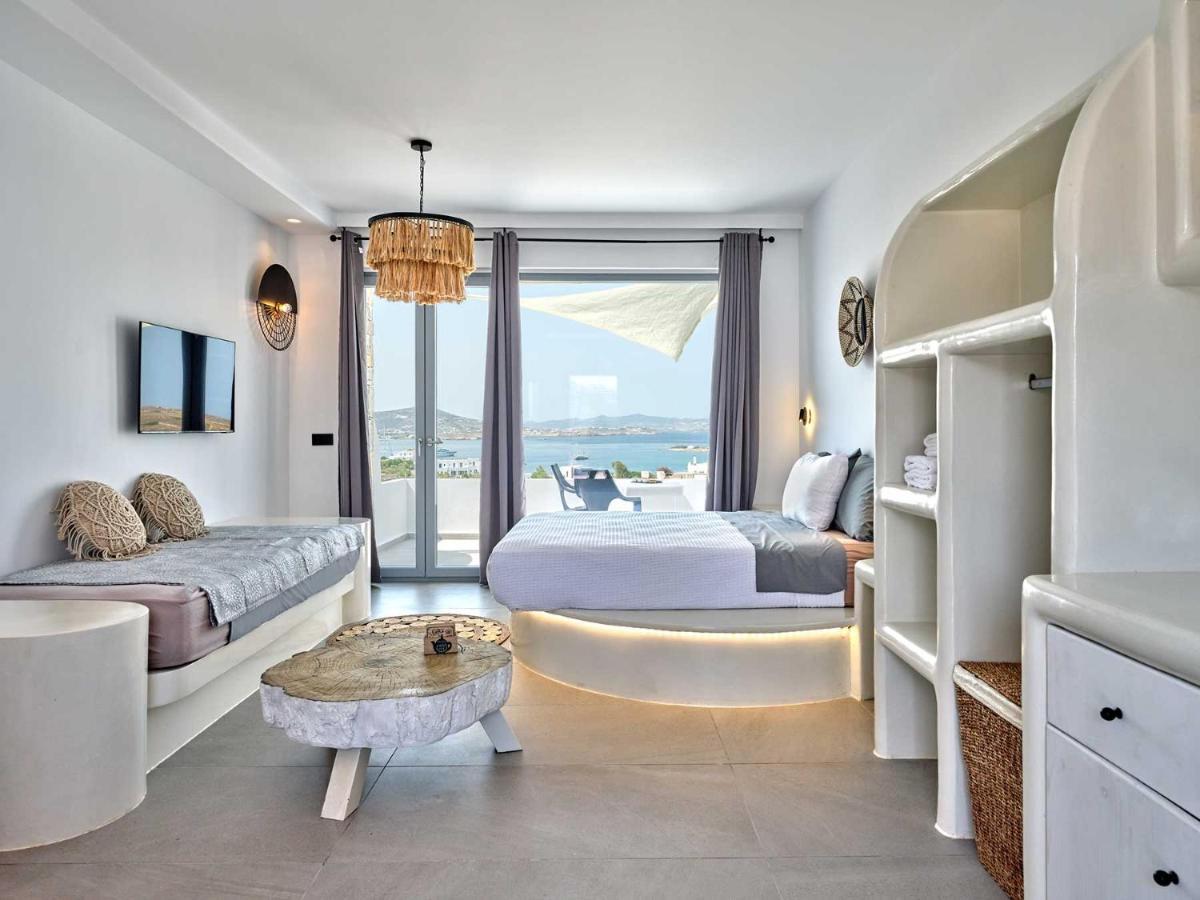 Ocean View Paros Aparthotel ภายนอก รูปภาพ